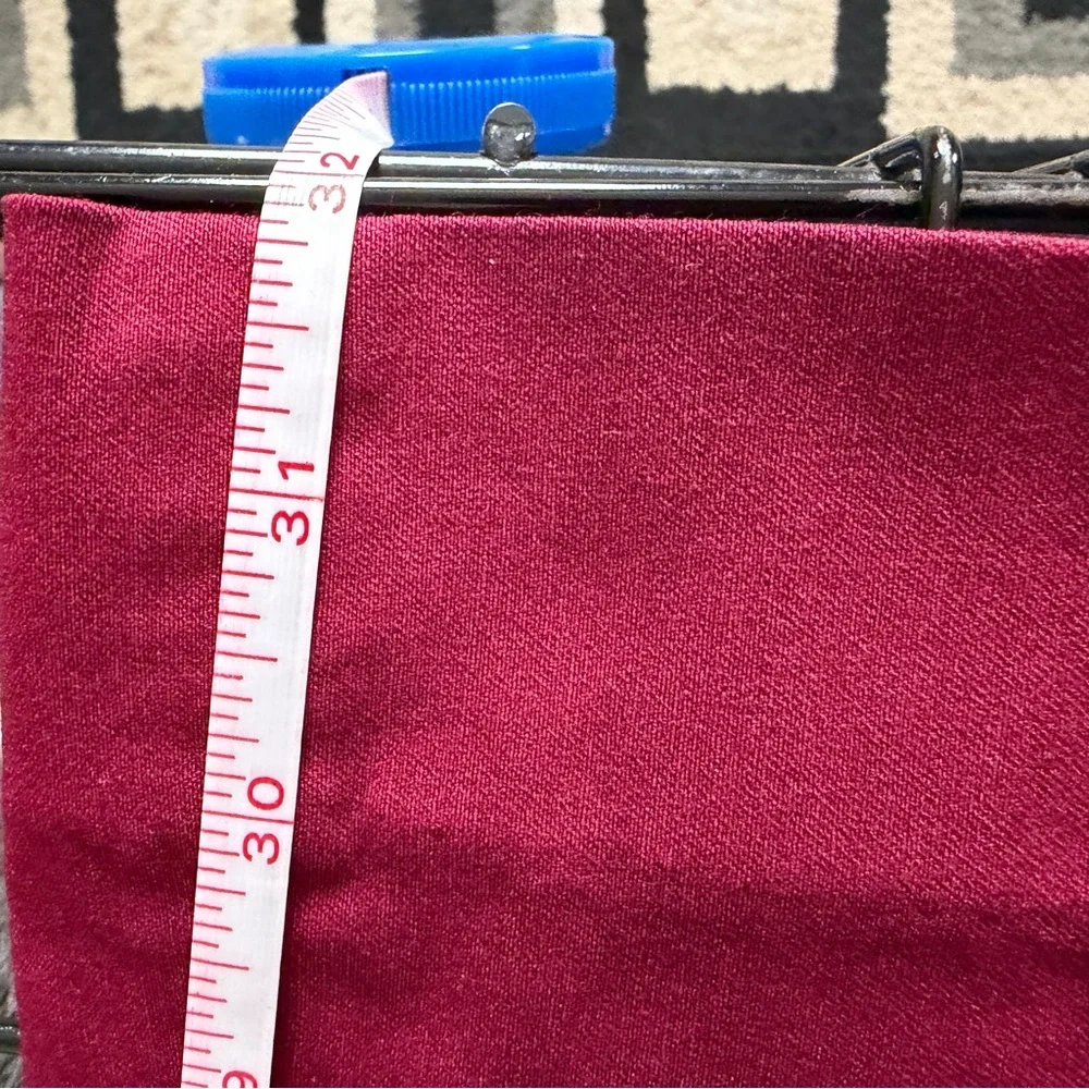 The Limited Deep Red Bootcut Dress Pants 4 Stretch Mid Rise Career Trousers EUC